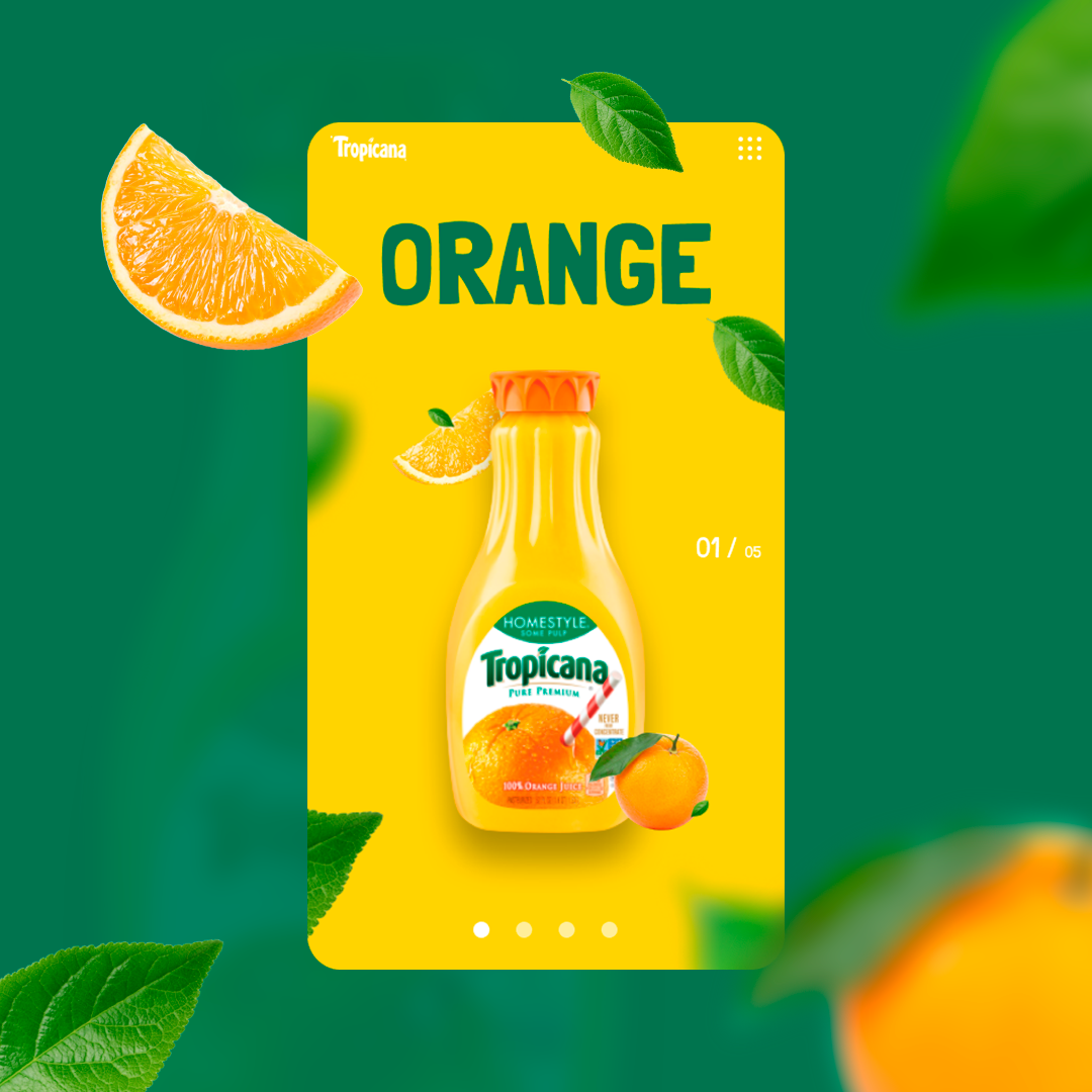 Fruit Juice Prototype Mobile Version